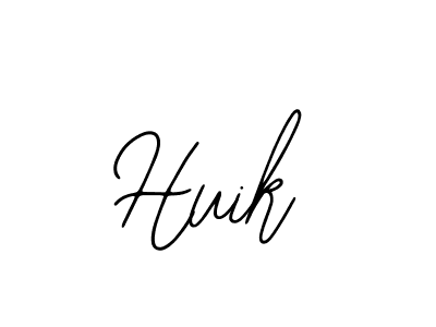Design your own signature with our free online signature maker. With this signature software, you can create a handwritten (Bearetta-2O07w) signature for name Huik. Huik signature style 12 images and pictures png