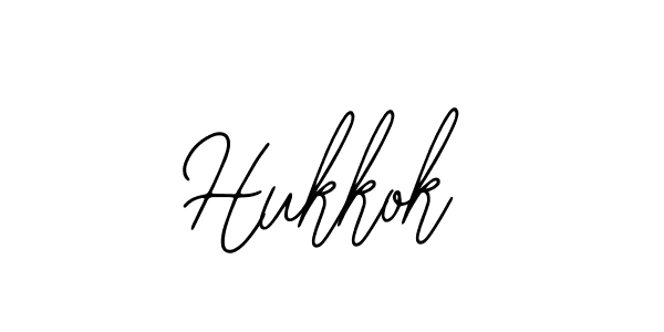 if you are searching for the best signature style for your name Hukkok. so please give up your signature search. here we have designed multiple signature styles  using Bearetta-2O07w. Hukkok signature style 12 images and pictures png