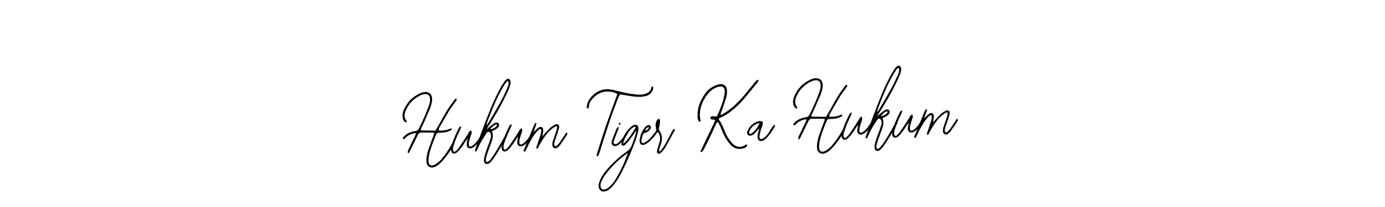 Use a signature maker to create a handwritten signature online. With this signature software, you can design (Bearetta-2O07w) your own signature for name Hukum Tiger Ka Hukum. Hukum Tiger Ka Hukum signature style 12 images and pictures png