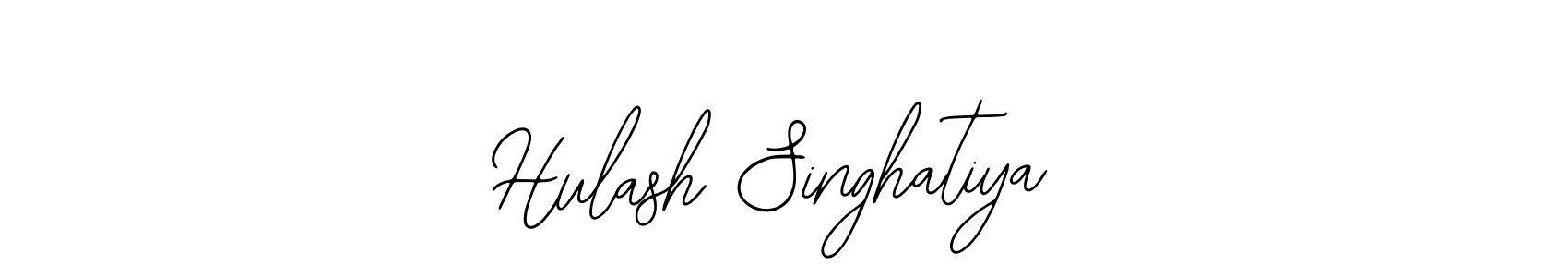 It looks lik you need a new signature style for name Hulash Singhatiya. Design unique handwritten (Bearetta-2O07w) signature with our free signature maker in just a few clicks. Hulash Singhatiya signature style 12 images and pictures png