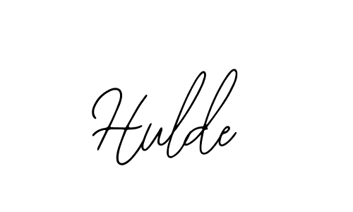 How to make Hulde signature? Bearetta-2O07w is a professional autograph style. Create handwritten signature for Hulde name. Hulde signature style 12 images and pictures png