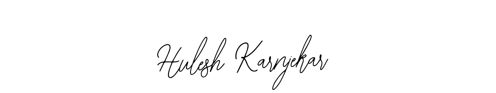 How to make Hulesh Karnjekar signature? Bearetta-2O07w is a professional autograph style. Create handwritten signature for Hulesh Karnjekar name. Hulesh Karnjekar signature style 12 images and pictures png