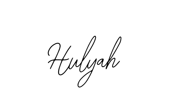 How to Draw Hulyah signature style? Bearetta-2O07w is a latest design signature styles for name Hulyah. Hulyah signature style 12 images and pictures png