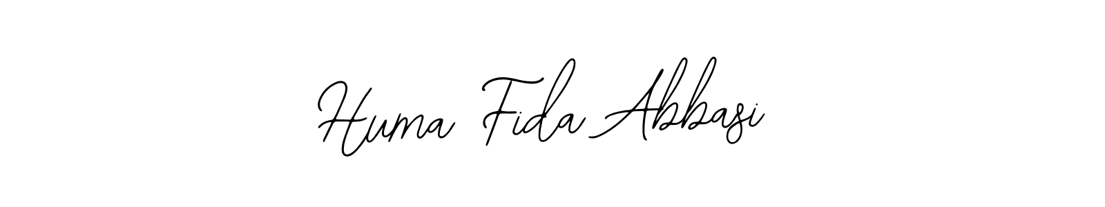 Use a signature maker to create a handwritten signature online. With this signature software, you can design (Bearetta-2O07w) your own signature for name Huma Fida Abbasi. Huma Fida Abbasi signature style 12 images and pictures png