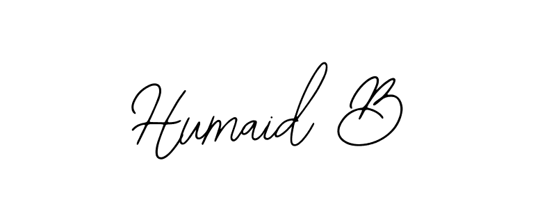 Humaid B stylish signature style. Best Handwritten Sign (Bearetta-2O07w) for my name. Handwritten Signature Collection Ideas for my name Humaid B. Humaid B signature style 12 images and pictures png