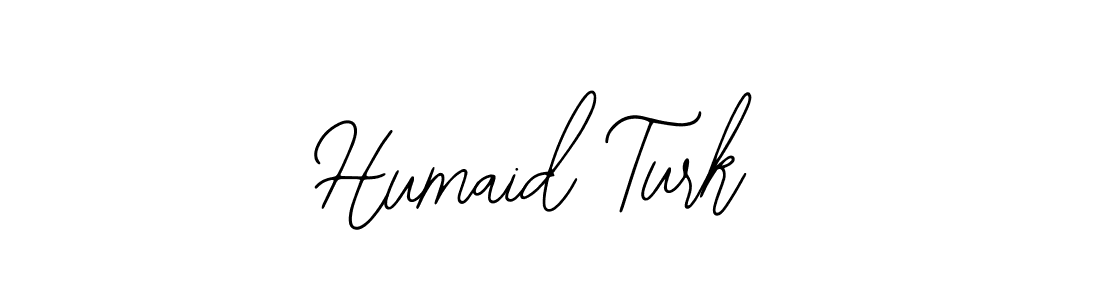 Use a signature maker to create a handwritten signature online. With this signature software, you can design (Bearetta-2O07w) your own signature for name Humaid Turk. Humaid Turk signature style 12 images and pictures png