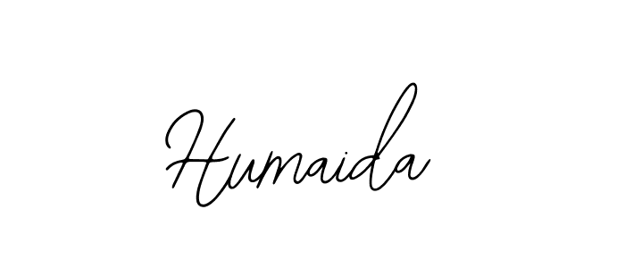 Use a signature maker to create a handwritten signature online. With this signature software, you can design (Bearetta-2O07w) your own signature for name Humaida. Humaida signature style 12 images and pictures png