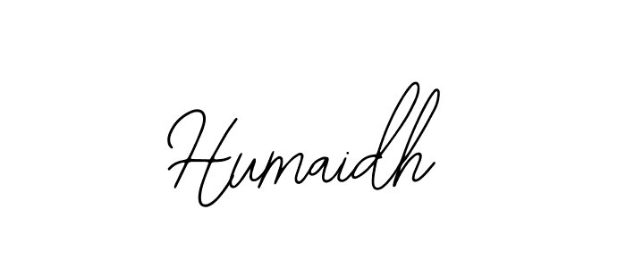 How to make Humaidh signature? Bearetta-2O07w is a professional autograph style. Create handwritten signature for Humaidh name. Humaidh signature style 12 images and pictures png