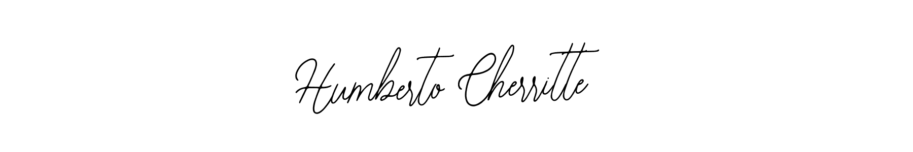 How to make Humberto Cherritte name signature. Use Bearetta-2O07w style for creating short signs online. This is the latest handwritten sign. Humberto Cherritte signature style 12 images and pictures png