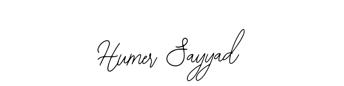 Also You can easily find your signature by using the search form. We will create Humer Sayyad name handwritten signature images for you free of cost using Bearetta-2O07w sign style. Humer Sayyad signature style 12 images and pictures png