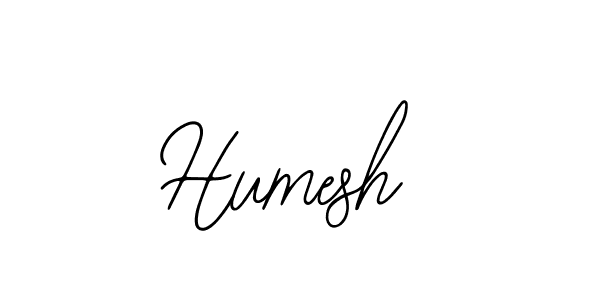 Humesh stylish signature style. Best Handwritten Sign (Bearetta-2O07w) for my name. Handwritten Signature Collection Ideas for my name Humesh. Humesh signature style 12 images and pictures png