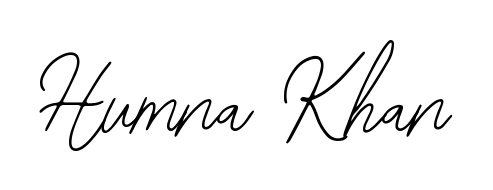 The Bearetta-2O07w font transforms the name Humna Khan into an executive sign with sharp precision and distinguished character. Humna Khan signature style 12 images and pictures png