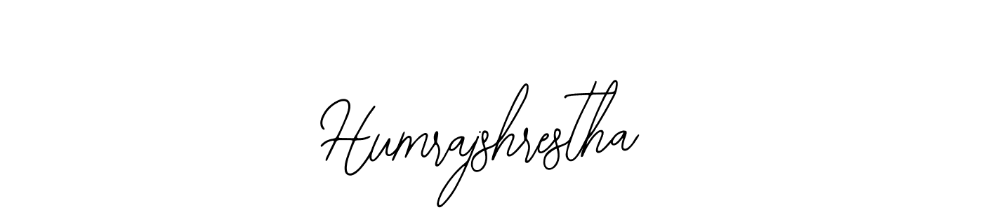 How to make Humrajshrestha name signature. Use Bearetta-2O07w style for creating short signs online. This is the latest handwritten sign. Humrajshrestha signature style 12 images and pictures png