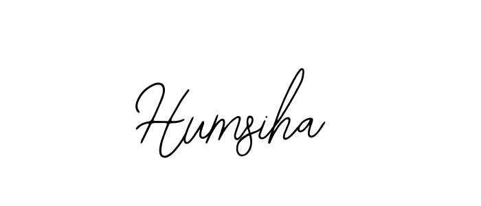 Humsiha stylish signature style. Best Handwritten Sign (Bearetta-2O07w) for my name. Handwritten Signature Collection Ideas for my name Humsiha. Humsiha signature style 12 images and pictures png