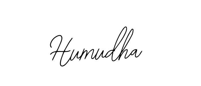 Design your own signature with our free online signature maker. With this signature software, you can create a handwritten (Bearetta-2O07w) signature for name Humudha. Humudha signature style 12 images and pictures png