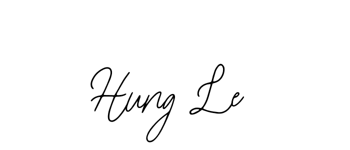 How to make Hung Le signature? Bearetta-2O07w is a professional autograph style. Create handwritten signature for Hung Le name. Hung Le signature style 12 images and pictures png