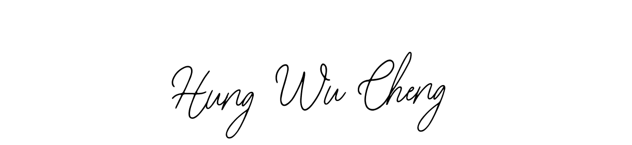 Also we have Hung Wu Cheng name is the best signature style. Create professional handwritten signature collection using Bearetta-2O07w autograph style. Hung Wu Cheng signature style 12 images and pictures png