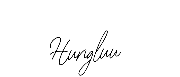 You should practise on your own different ways (Bearetta-2O07w) to write your name (Hungluu) in signature. don't let someone else do it for you. Hungluu signature style 12 images and pictures png