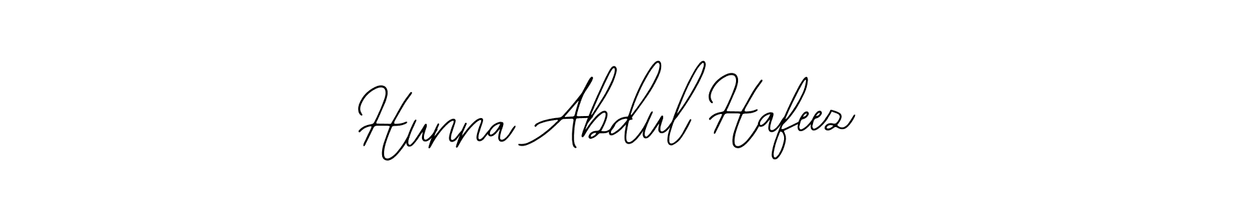 How to Draw Hunna Abdul Hafeez signature style? Bearetta-2O07w is a latest design signature styles for name Hunna Abdul Hafeez. Hunna Abdul Hafeez signature style 12 images and pictures png