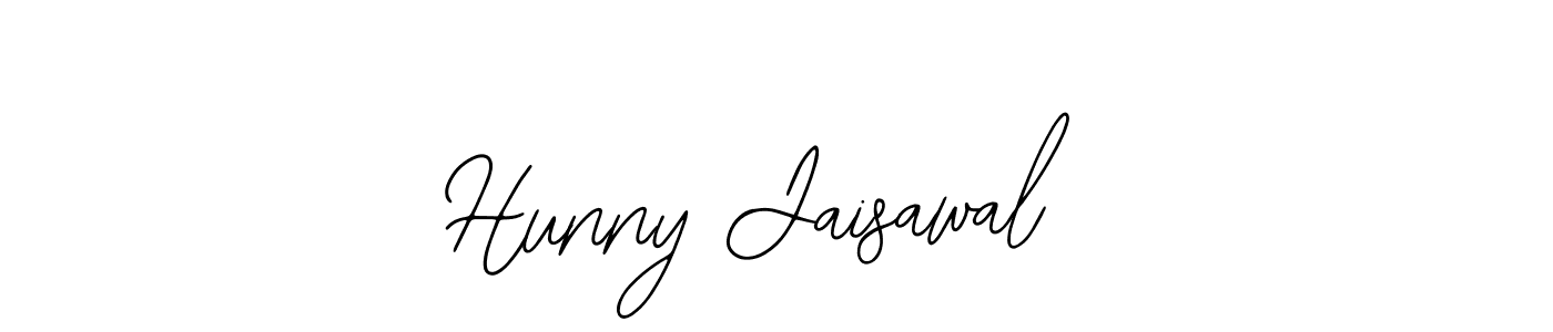 Make a beautiful signature design for name Hunny Jaisawal. Use this online signature maker to create a handwritten signature for free. Hunny Jaisawal signature style 12 images and pictures png