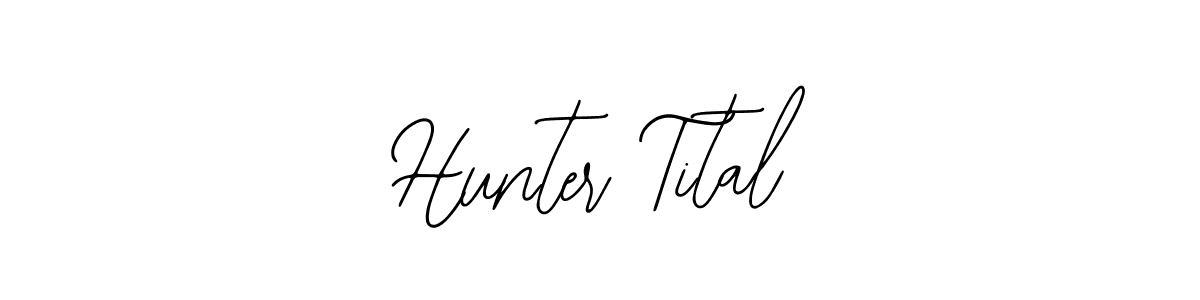 This is the best signature style for the Hunter Tital name. Also you like these signature font (Bearetta-2O07w). Mix name signature. Hunter Tital signature style 12 images and pictures png