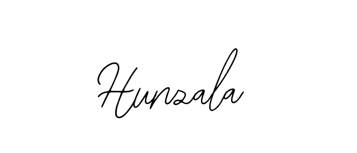 Use a signature maker to create a handwritten signature online. With this signature software, you can design (Bearetta-2O07w) your own signature for name Hunzala. Hunzala signature style 12 images and pictures png