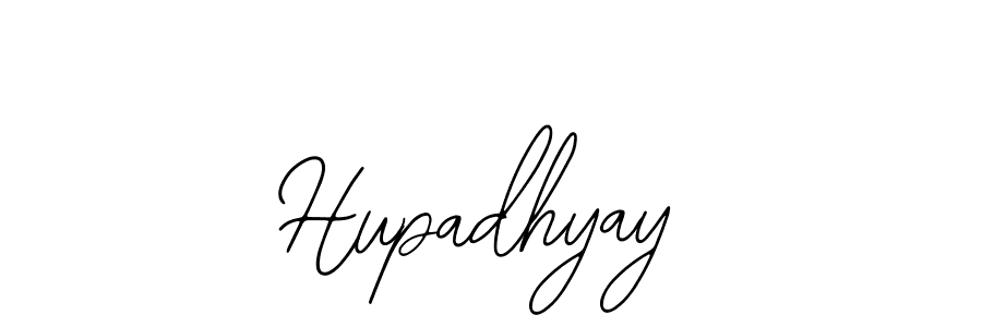 How to make Hupadhyay name signature. Use Bearetta-2O07w style for creating short signs online. This is the latest handwritten sign. Hupadhyay signature style 12 images and pictures png