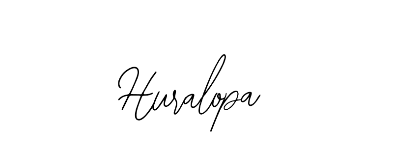 How to make Huralopa name signature. Use Bearetta-2O07w style for creating short signs online. This is the latest handwritten sign. Huralopa signature style 12 images and pictures png