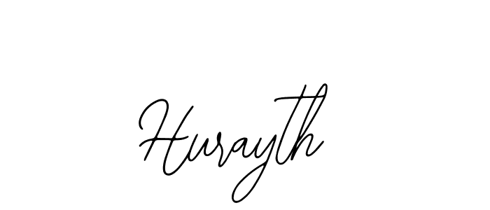 How to make Hurayth signature? Bearetta-2O07w is a professional autograph style. Create handwritten signature for Hurayth name. Hurayth signature style 12 images and pictures png