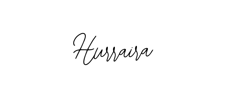 Use a signature maker to create a handwritten signature online. With this signature software, you can design (Bearetta-2O07w) your own signature for name Hurraira. Hurraira signature style 12 images and pictures png