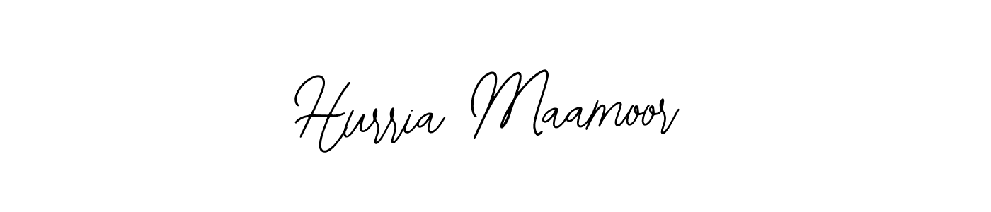Hurria Maamoor stylish signature style. Best Handwritten Sign (Bearetta-2O07w) for my name. Handwritten Signature Collection Ideas for my name Hurria Maamoor. Hurria Maamoor signature style 12 images and pictures png