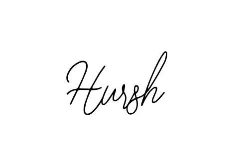 How to make Hursh signature? Bearetta-2O07w is a professional autograph style. Create handwritten signature for Hursh name. Hursh signature style 12 images and pictures png