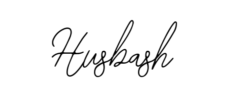 Transform the name Husbash into a signature masterpiece using Bearetta-2O07w font. Ideal for photographers, artists, and creators looking for watermarks. Husbash signature style 12 images and pictures png