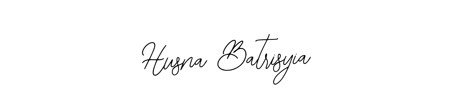 You should practise on your own different ways (Bearetta-2O07w) to write your name (Husna Batrisyia) in signature. don't let someone else do it for you. Husna Batrisyia signature style 12 images and pictures png