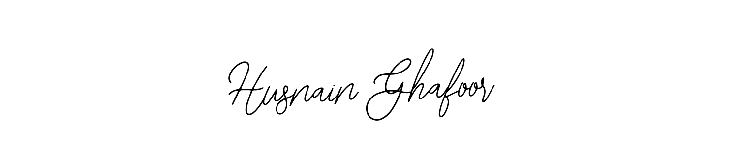 How to make Husnain Ghafoor signature? Bearetta-2O07w is a professional autograph style. Create handwritten signature for Husnain Ghafoor name. Husnain Ghafoor signature style 12 images and pictures png