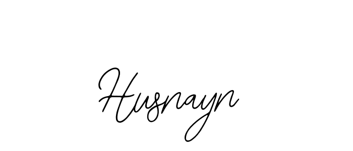 You should practise on your own different ways (Bearetta-2O07w) to write your name (Husnayn) in signature. don't let someone else do it for you. Husnayn signature style 12 images and pictures png