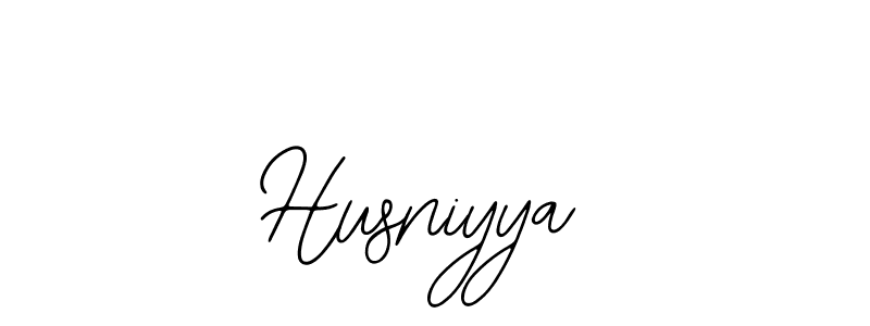 if you are searching for the best signature style for your name Husniyya. so please give up your signature search. here we have designed multiple signature styles  using Bearetta-2O07w. Husniyya signature style 12 images and pictures png