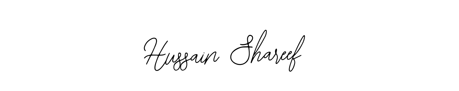 Create a beautiful signature design for name Hussain Shareef. With this signature (Bearetta-2O07w) fonts, you can make a handwritten signature for free. Hussain Shareef signature style 12 images and pictures png