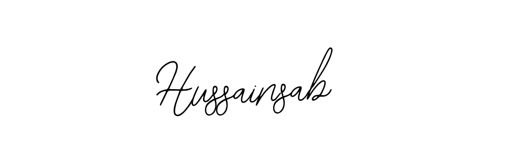 if you are searching for the best signature style for your name Hussainsab. so please give up your signature search. here we have designed multiple signature styles  using Bearetta-2O07w. Hussainsab signature style 12 images and pictures png