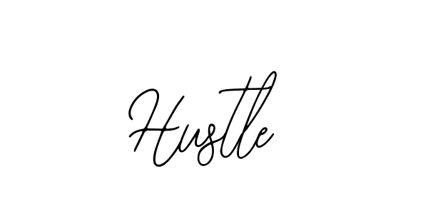 You should practise on your own different ways (Bearetta-2O07w) to write your name (Hustle) in signature. don't let someone else do it for you. Hustle signature style 12 images and pictures png