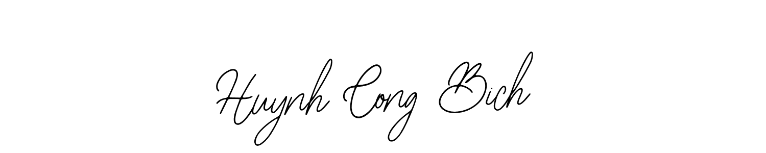 Make a beautiful signature design for name Huynh Cong Bich. Use this online signature maker to create a handwritten signature for free. Huynh Cong Bich signature style 12 images and pictures png