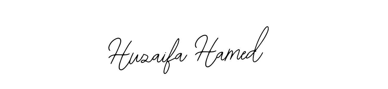 How to Draw Huzaifa Hamed signature style? Bearetta-2O07w is a latest design signature styles for name Huzaifa Hamed. Huzaifa Hamed signature style 12 images and pictures png