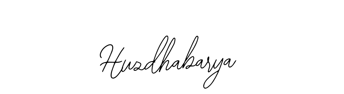 How to make Huzdhabarya name signature. Use Bearetta-2O07w style for creating short signs online. This is the latest handwritten sign. Huzdhabarya signature style 12 images and pictures png