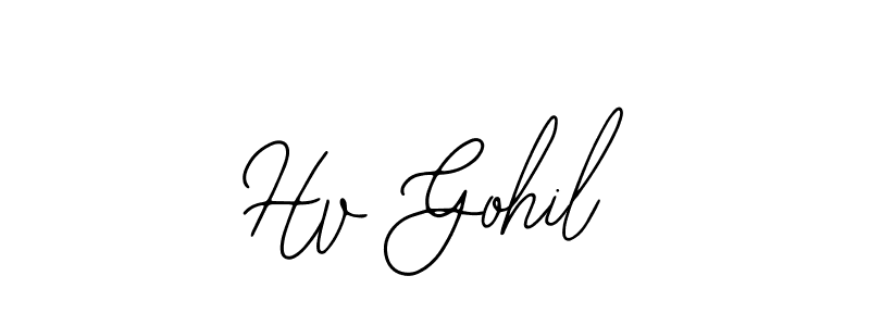 Best and Professional Signature Style for Hv Gohil. Bearetta-2O07w Best Signature Style Collection. Hv Gohil signature style 12 images and pictures png