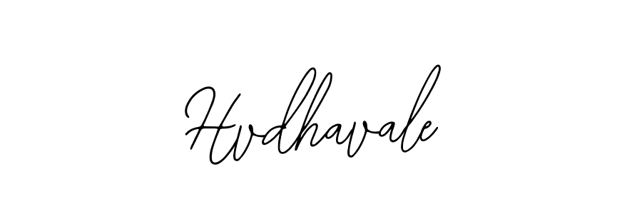 How to make Hvdhavale signature? Bearetta-2O07w is a professional autograph style. Create handwritten signature for Hvdhavale name. Hvdhavale signature style 12 images and pictures png