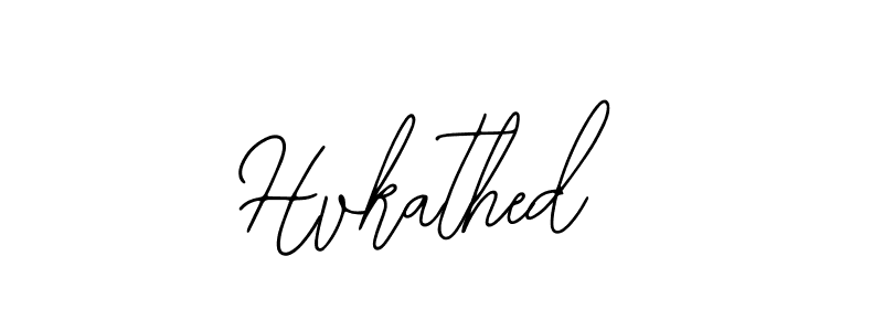 Use a signature maker to create a handwritten signature online. With this signature software, you can design (Bearetta-2O07w) your own signature for name Hvkathed. Hvkathed signature style 12 images and pictures png