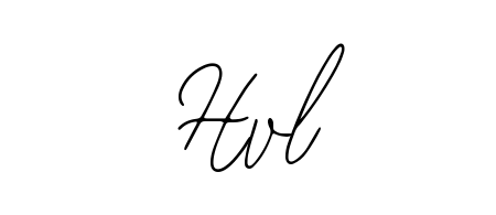 Designed for modern professionals: Hvl name signature crafted with Bearetta-2O07w script. Ready for digital PDF workflows. Hvl signature style 12 images and pictures png