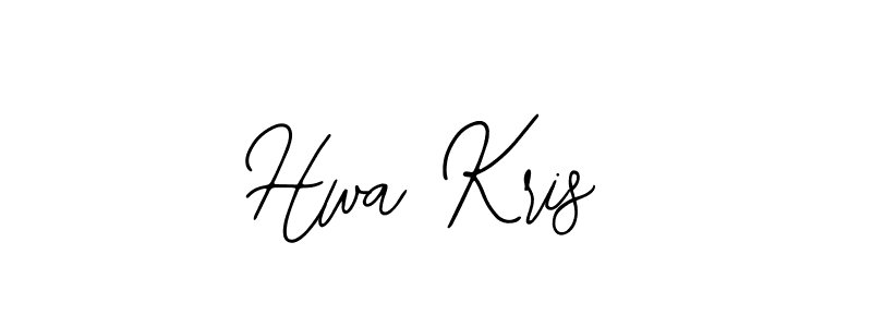 Use a signature maker to create a handwritten signature online. With this signature software, you can design (Bearetta-2O07w) your own signature for name Hwa Kris. Hwa Kris signature style 12 images and pictures png