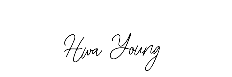 Design your own signature with our free online signature maker. With this signature software, you can create a handwritten (Bearetta-2O07w) signature for name Hwa Young. Hwa Young signature style 12 images and pictures png