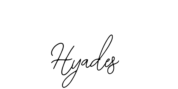 if you are searching for the best signature style for your name Hyades. so please give up your signature search. here we have designed multiple signature styles  using Bearetta-2O07w. Hyades signature style 12 images and pictures png